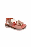 Şirin Genç Comfort Kelebekli Kız Çocuk Sandalet Pudra