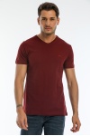 Slazenger Sargon Erkek T-Shirt Bordo