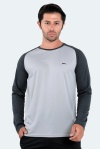 Slazenger Radu Erkek T-Shirt Gri