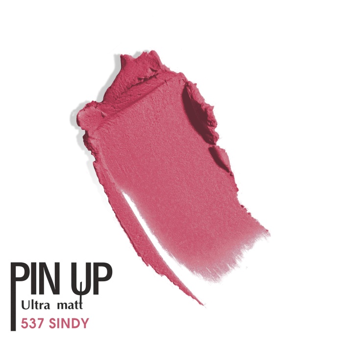 Luxvisage Ruj Long Lasting Ultra Matte Lipstick PIN UP with Vitamin E (Color 537, Sindy)