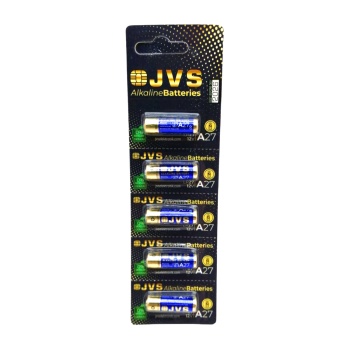 JVS A27 LR27 12V ARAÇ KUMANDA PİLİ 5Lİ KART