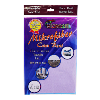 40X50CM MİKROFİBER TEMİZLİK CAM BEZİ