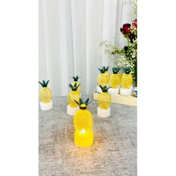 Led Mum Ananas Metal 2 Adet