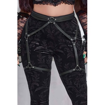 Seksi Deri Jartiyer Harness
