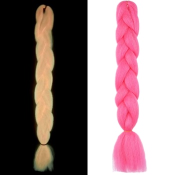 Fosforlu Neon Örgülük Saç Esperer 100 Gr. / Koyu Pembe