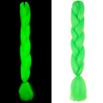 Fosforlu Neon Örgülük Saç Esperer 100 Gr. / Yeşil