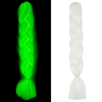Fosforlu Neon Örgülük Saç Esperer 100 Gr. / Beyaz