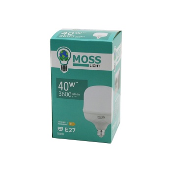 40W  TORCH  LED AMPUL PLASTİK E27 3600LUMEN L175° 5000 SAAT ÖMÜR IP20 185-265V AC