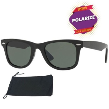 Kemik Polarized Siyah Erkek Güneş Gözlüğü