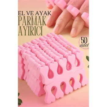 Oje Parmak Ayırıcı Pedikür Süngeri Oje Kurutucu Sünger 50 ADET