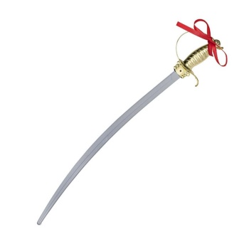 Altın Renk Kabzalı Zararsız Oyuncak Şövalye Kılıcı – 68 cm (Plastik)