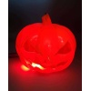 Led Işıklı ve Sesli Saplı Balkabağı Turuncu  Dekor Süs- Halloween Cadı Konsept