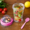 Take&apos;n Go Kapaklı Kaşıklı Pratik Taşınabilir Meyveli Yoğurt Kabı