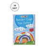 Renkli Standart Çizgili Güzel Yazı Defteri Ema Çocuk 50 Adet