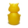 Sarı Kedi Figürlü Açılmaz Plastik Kumbara 20x13 cm