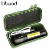 2500 Lumens + 5W COB LED USB Lion Şarjlı Ultra Güçlü Q5 XPE Su Geçirmez Şarjlı El Feneri