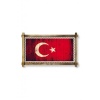 Kanvas Türk Bayrağı Düz Işıksız Tablo