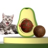 Avokado Dönen Kedi Nanesi Cat Oyun Topu Doğal Kedi Oyuncağı
