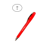 Pensan Üçgen Tr-23 Tükenmez Kalem Kırmızı 50 Li