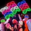Glow Model 3 Farklı Fonksiyonlu Işıklı Panjur Parti Gözlüğü Karışık Renk 12 Adet 
