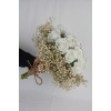 Buket Beyaz Güller 20 li Cipso Sarmalı Demet