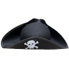 Siyah Renk Korsan Armalı Kaptan Jack Sparrow Korsan Denizci Şapkası