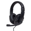 Hello Hl-5351 3.5mm Stereo Kablolu Ledli Mikrofonlu Oyuncu Kulaklık Siyah