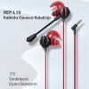 Rep-l19 Kablolu Oyuncu Kulaklığı - Ürün Rengi : Siyah -