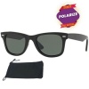Kemik Polarized Siyah Erkek Güneş Gözlüğü