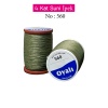 Oyalı 4 Kat Suni İpek İplik İğne Oyası Boncuk İpi Tığ Oyası No:560
