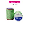 Oyalı 4 Kat Suni İpek İplik İğne Oyası Boncuk İpi Tığ Oyası No:601