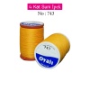 Oyalı 4 Kat Suni İpek İplik İğne Oyası Boncuk İpi Tığ Oyası No:743