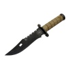 Salgur S 4759 Türk Tipi Komando Bıçağı 28,5cm - Testere Detaylı Bıçak, İpli, Kılıflı