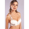 Golshan Gilda Big size Plunge Bra, Ekru Konforlu ve Şık Sütyen