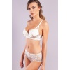 Golshan Gilda Big size Plunge Bra, Ekru Konforlu ve Şık Sütyen