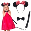   Minnie Mouse Kostüm Seti Taç Kuyruk Papyon Gösteri Seti