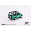 Mini GT 1/64 Land Rover Defender 110 1985 County Station Wagon Trident Green
