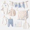 Andywawa AC25911 Newborn Set Dino 10Lu Hastane Çıkışı Beige