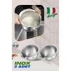 Inox Süzgeç Pirinç Makarna Salata Süzgeci 304 Paslanmaz Çelik 2 ADET