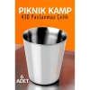 Paslanmaz Çelik Bardak Seti Kamp Piknik Bardağı 6 adet