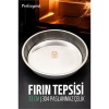Çelik Fırın Tepsisi 33 cm 304 Paslanmaz Çelik