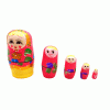 MATRUŞKA 5Lİ AHŞAP (3748)
