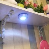 Kablosuz Spot Pilli Dokunmatik Led Lamba 3 Ledli Dolap Lambası (3748)