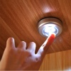 Kablosuz Spot Pilli Dokunmatik Led Lamba 3 Ledli Dolap Lambası (3748)