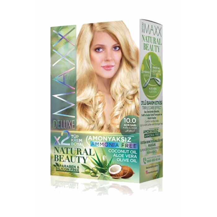 Natural Beauty Amonyaksız Saç Boyası 10.0 Açık Sarı