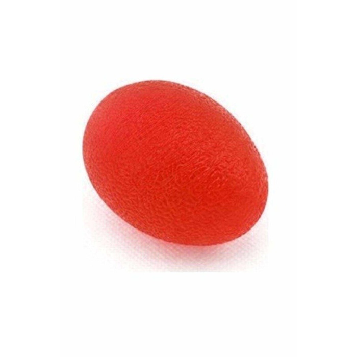 Yumurta Top -  Silikon El Egzersiz Topu Kırmızı - Orta Sert