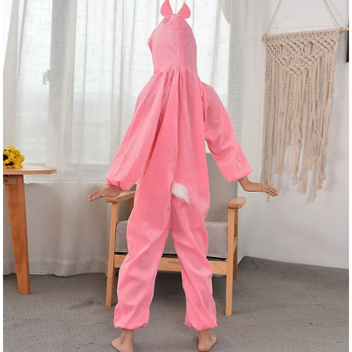 Çocuk Tavşan Kostümü Pembe Renk 80 cm
