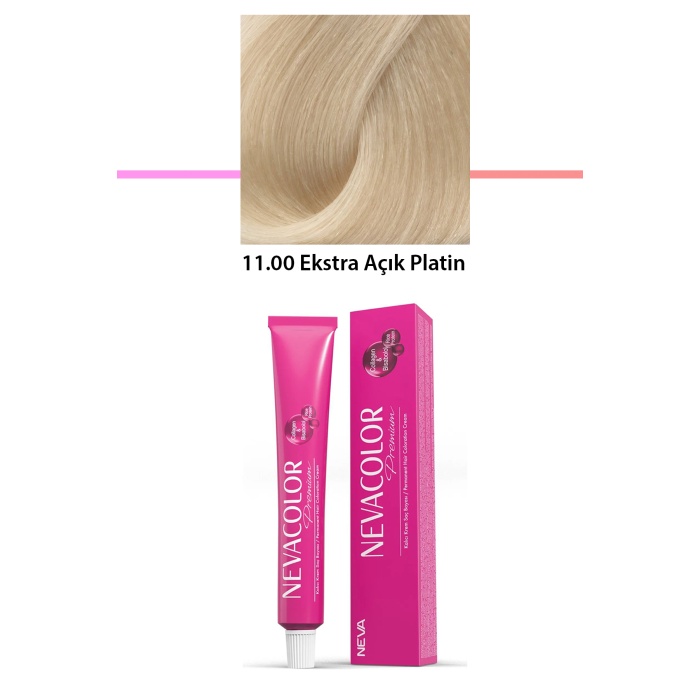 Premium 11.00 Ekstra Açık Platin - Kalıcı Krem Saç Boyası 50 g Tüp