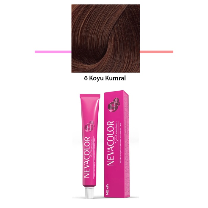 Premium 6 Koyu Kumral - Kalıcı Krem Saç Boyası 50 g Tüp