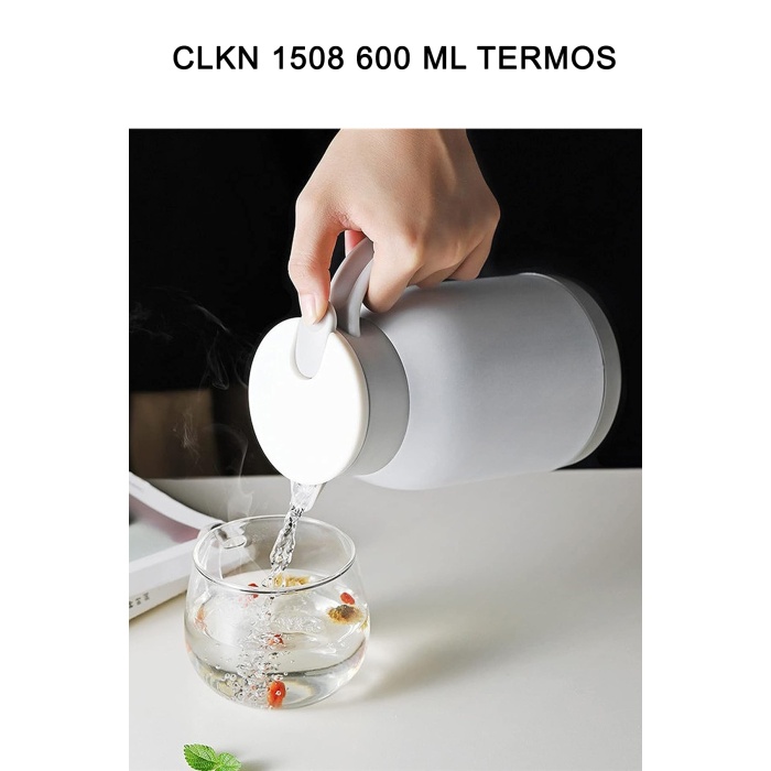 600 ML  Çelik Termos Renkli Clkn-1508